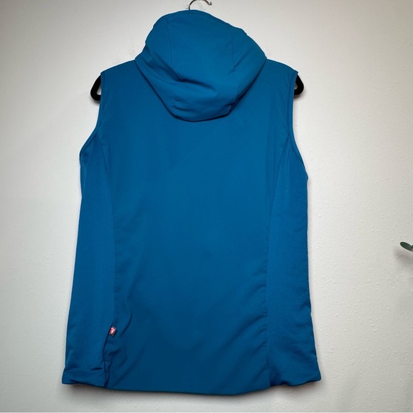 Salomon Women's Size XL Blue Drifter Mid Reversible Full Zip Hooded Vest Pockets - Picture 4 of 8